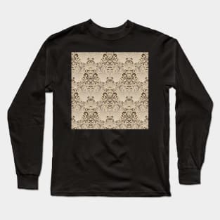 Rich golden baroque pattern Long Sleeve T-Shirt